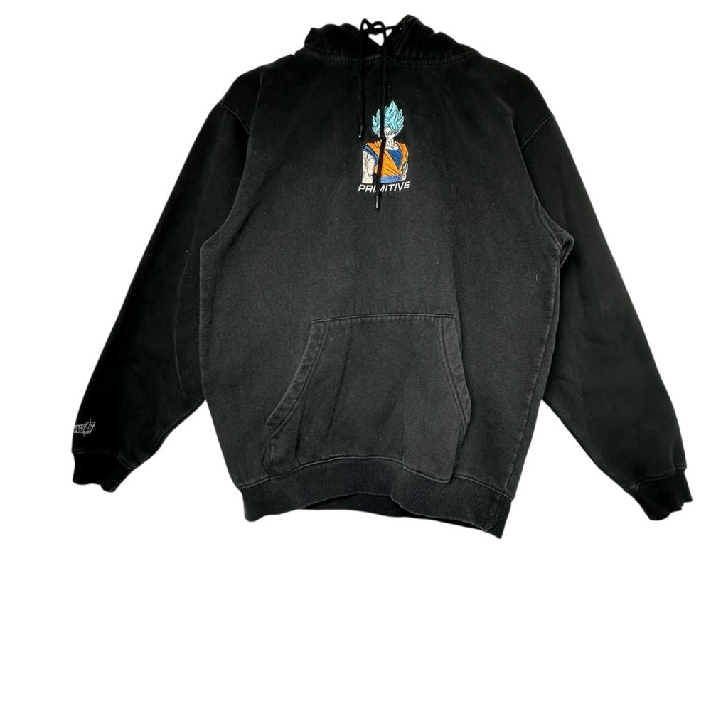 Primitive X Dragon Ball Z Super Embroidered Pullover Sweatshirt Hoodie Size Smal